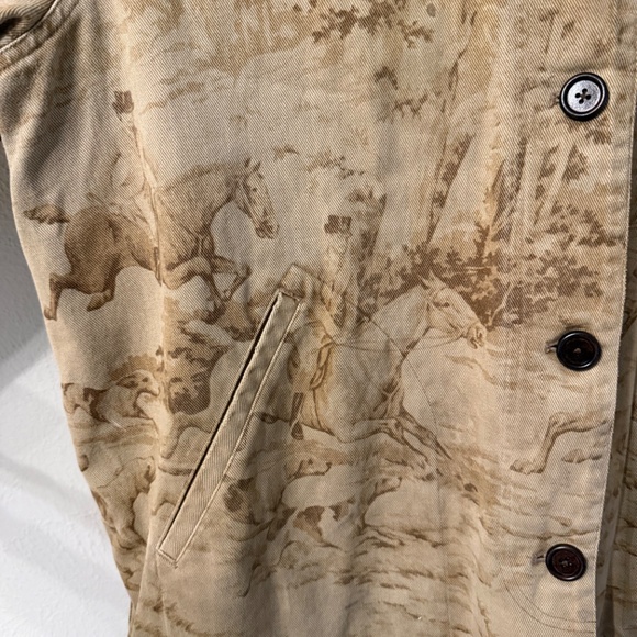 VTG 90s Ralph Lauren Barn Coat Chore Coat Horse Equestrian Ranch Hunt size 3X - Picture 4 of 16